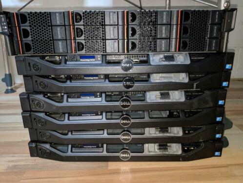 Servers, switches amp rack R410, R610, DL360 G6, IBM HS-1235T