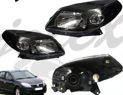 set 2 nieuwe koplampen Dacia Sandero 08-gt 