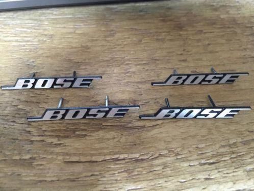 set 4 st BOSE logo embleem badge AUDIO speaker box