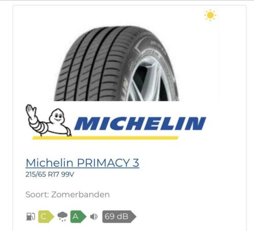 Set 4 st GLOEDNIEUWE Michelin Primacy 3 zomer banden