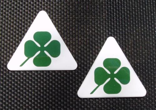 set Alfa Romeo QV Quadrifoglio verde Klavertje 4 sticker 147