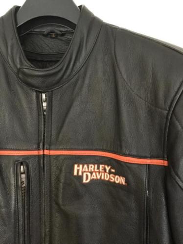 SET Harley Davidson jassen leer 4seizoenen jacks leder M amp L