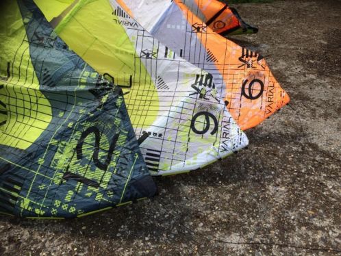 Set Kites Airush Varial 2010 6, 9 en 12 m2...