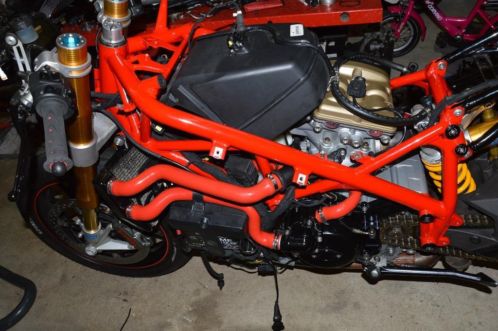 Set Koelslangen Rood met klemmen Ducati 848 1098 1198