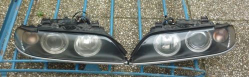 Set koplampen Xenon origineel M5 E39 nette staat Angel Eyes