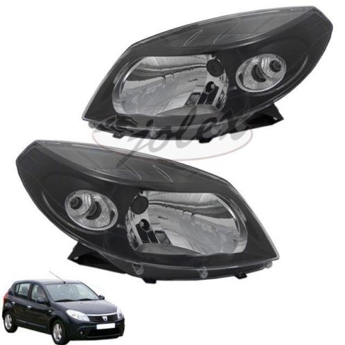 set l  r 2 nieuwe koplampen Dacia Sandero Stepway 08-12 