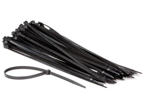 Set met nylon kabelbinders 7.6 x 400 mm zwart (100 st.)