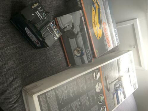 Set Rubberboot, Elektromotor, Motorsteun, Accu en Oplader