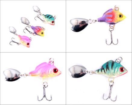 Set van 3 Jig Spinners in 3 verschillende kleuren