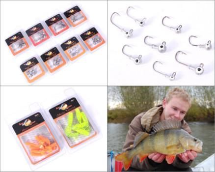 Set van 8 doosjes Iron Trout Micro Jigheads (32 stuks)