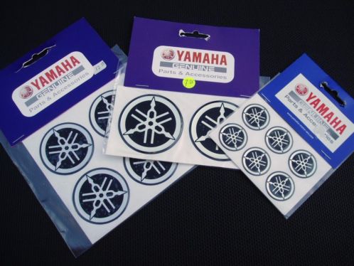 set Yamaha stickers 59mm YZF R1 R6 Fazer cafe racer 