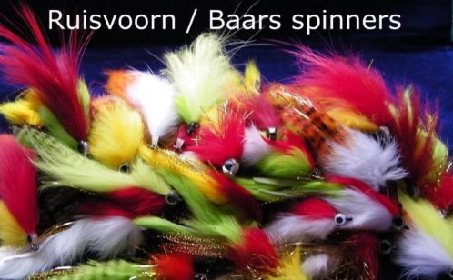 Setjes van 4 stuks Ultra Light Ruisvoorn  Baars spinners