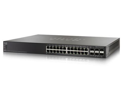 SG500X-24,500 Series 24-Port Stackable Managed Switch