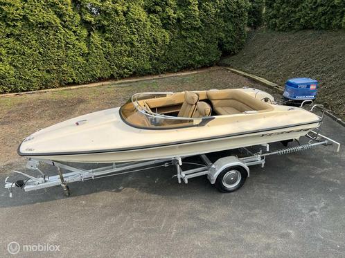 Shakespeare Magnum speedboot met 70 pk motor en trailer