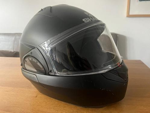 Shark evo ES mat zwart scooterbrommermotor helm maat L