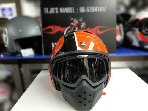 Shark Raw helm maat XS Nieuw  175,00 motor brommer helm