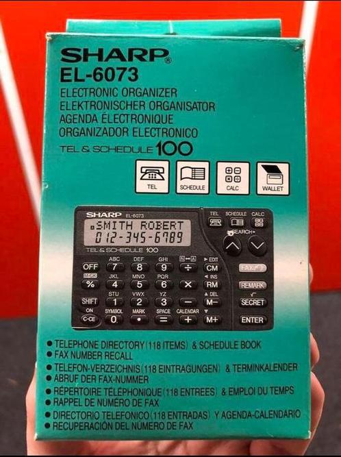 Sharp elektronische organizer EL-6073