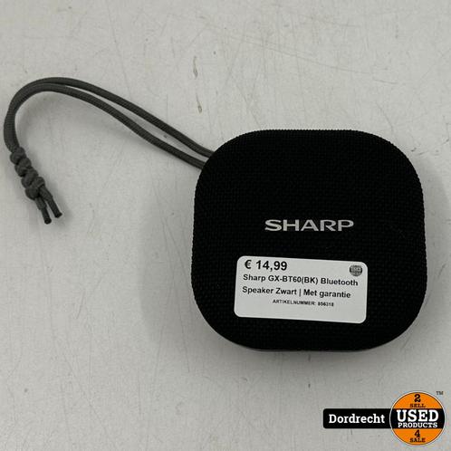 Sharp GX-BT60(BK) Bluetooth Speaker Zwart  Met garantie