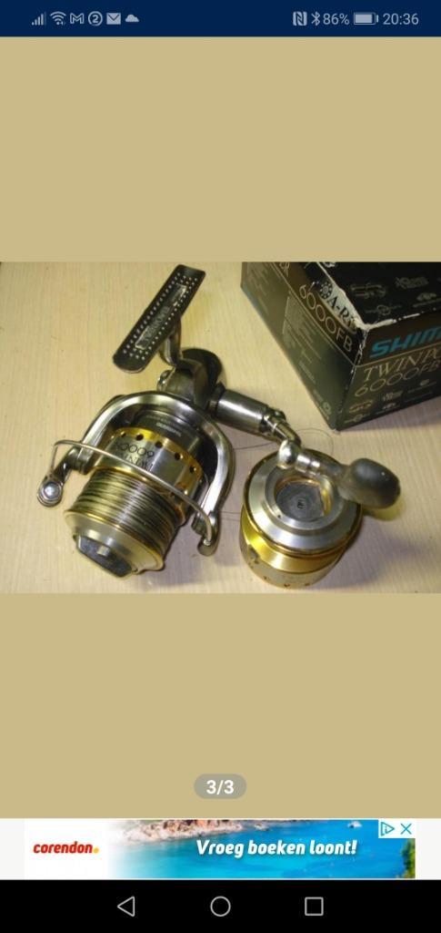 SHIMANO TWINPOWER 6000 FB  ... Met extra spoel. ,