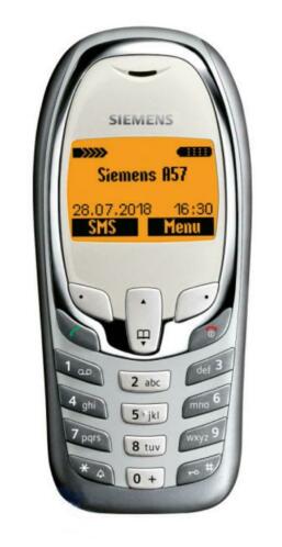 Siemens A57 telefoon 103 x 46 x 21.5 mm