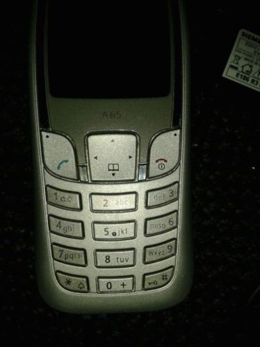 Siemens A65 gsm mobiele telefoon met adapter 