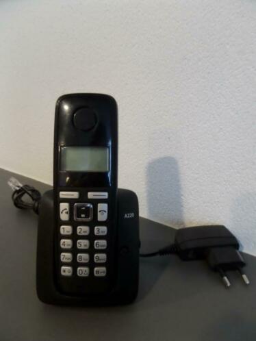 Siemens Gigaset A220 dect telefoon basis  handset met lader