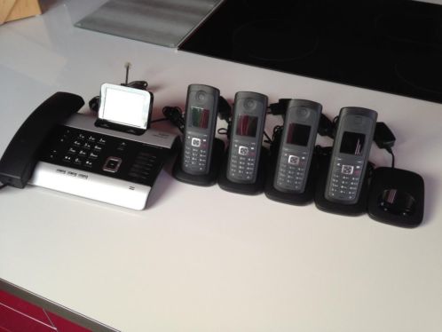 SIEMENS GIGASET DX800A incl. 4 draadloze handset039s