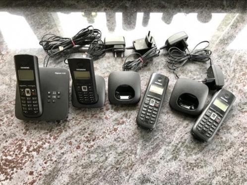 Siemens Gigaset Quattro - A585 - A58H - 4 Handsets