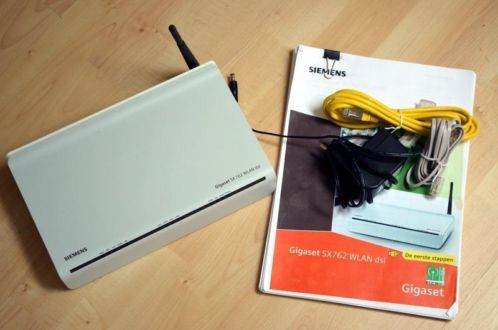 Siemens Gigaset SX762 WLAN dsl modem-router