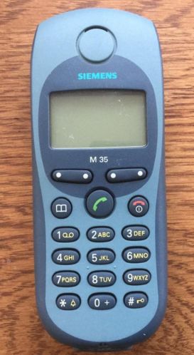 Siemens M35 mobliele telefoon, zonder oplader