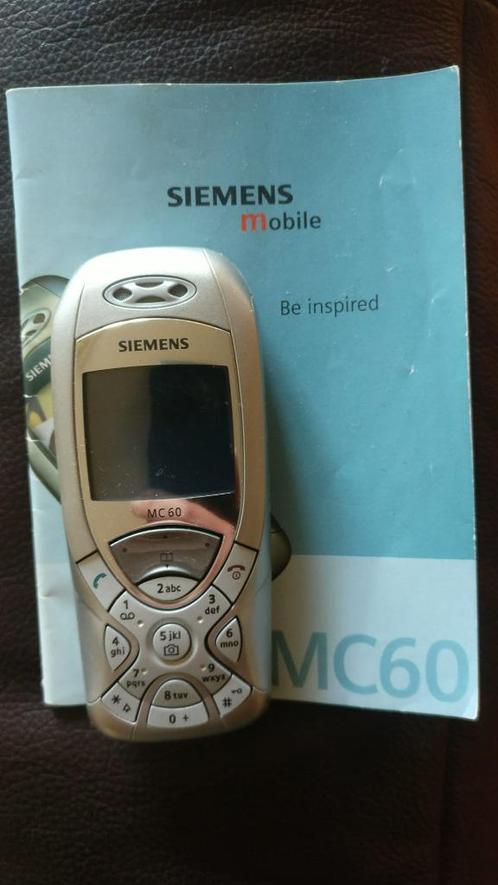 Siemens MC60 mobiele telefoon grijs