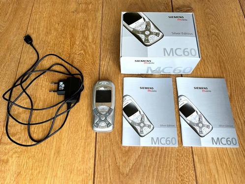 Siemens MC60 mobiele telefoon met oplader, doos, boekje TEAB