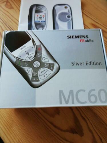 Siemens MC60 nieuw analoge mobiele telefoon zilver