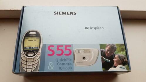 Siemens S55 mobiele telefoon in doos