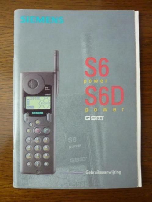 SIEMENS S6 Power GSM zwart Germany vintange retro