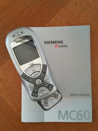 Siemens telefoon  MC60  silver edition