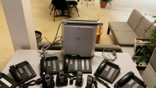 Siemens telefooncentrale incl. toestelen