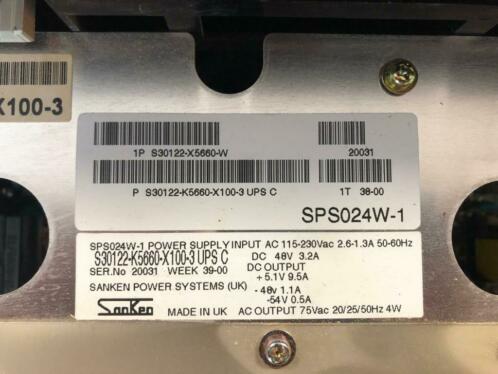 Siemens Unify Hipath Hicom PSU SPS024W S30122-K5660-X100