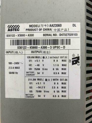 SIemens Unify Power Supply AA23560 UPSC-D S30122-K5660-A300