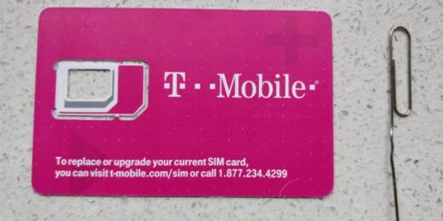 SIM kaart T-mobile USA MET 8GB DATA