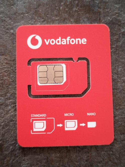 Simkaart Egypte Vodafone 4G 70GB data  bellen vakantie