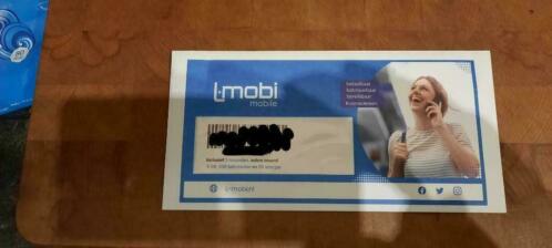 Simkaart prepaid Lmobi  3 maanden, 5GB, 500 minuten, 50 SMS