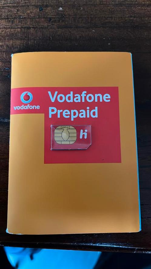 Simkaart prepaid Vodafone