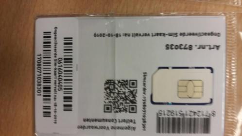 Simkaart Telfort mooi en makkelijke nummers