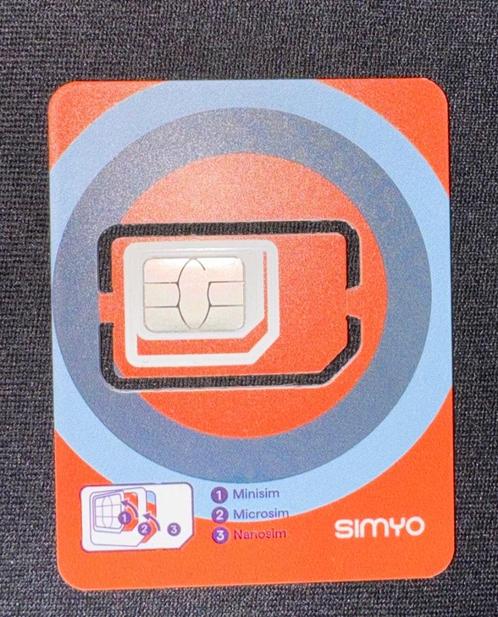 SIMkaart van Simyo