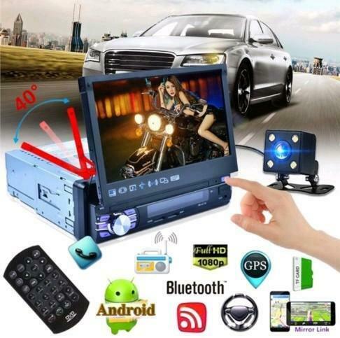 Single din autoradio GPS - Android 6.0 - Bluetooth, AUX, USB