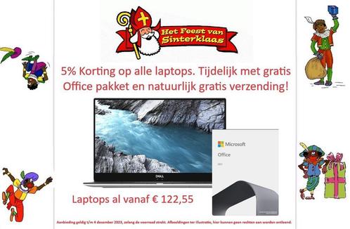 Sinterklaas is in het land  5 Korting op alle laptops