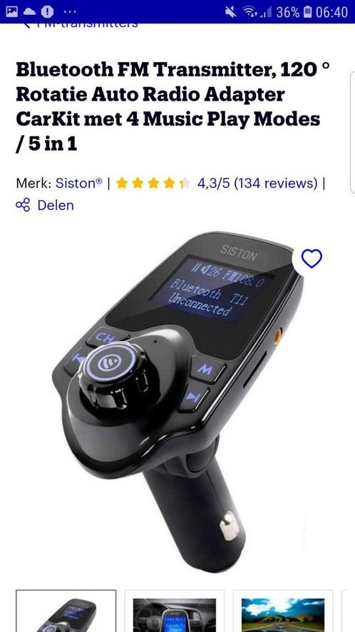 Siston bluetooth fm transmitter .