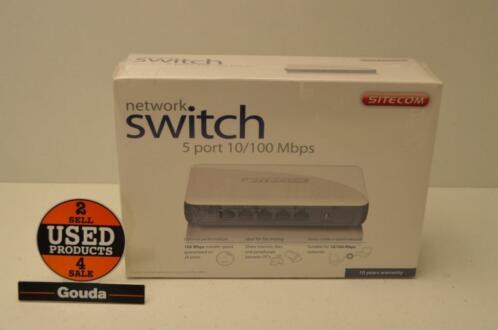 Sitecom 5 Port Switch NIEUW in doos 905