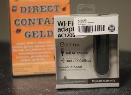  SiteCom AC1200 Wi-Fi USB 3.0 Adapter Nieuw in doos
